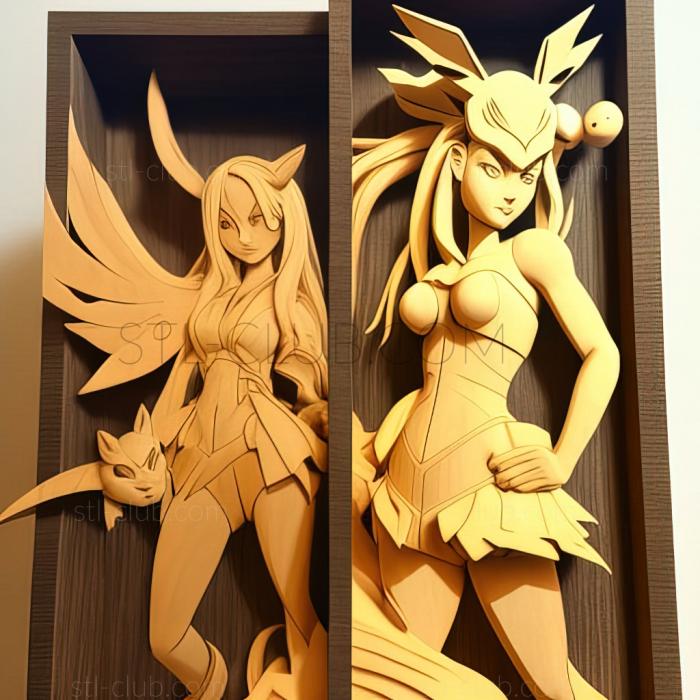 3D model A Pokmon of a Different Color Ibuki and Iris The Differ (STL)